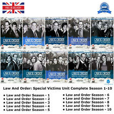 LAW AND ORDER SPECIAL VICTIMS UNIT COMPLETE COLLECTION 1-10 ALL EPISODES DVD UK