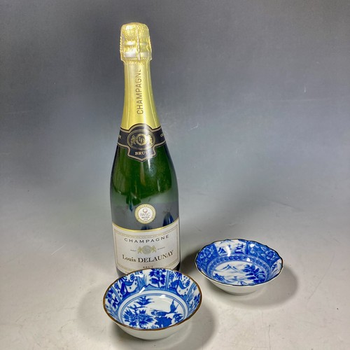 Pair vintage hand painted - pair,