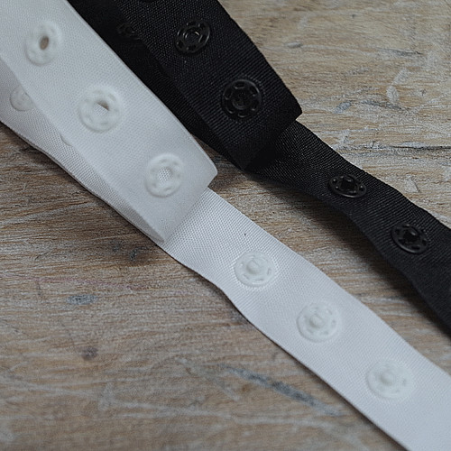 Popper tape white - white, or