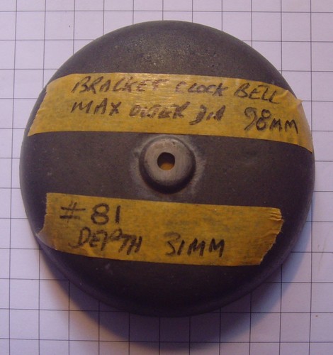 Clock bell for - bracket,