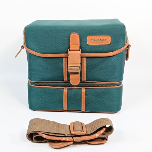 Miranda green tan camera bag - tan,