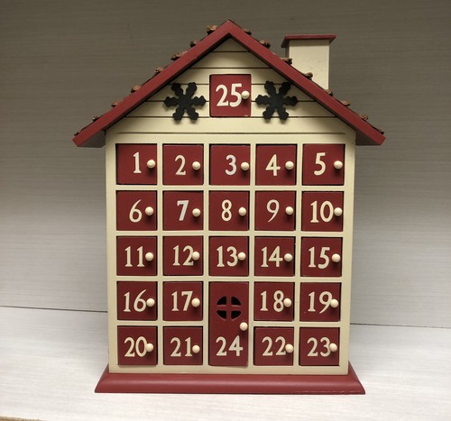 Wood advent calendar - calendar, birchwood