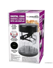 DIGITAL COIN COUNTER AND SORTER MONEY JAR CHANGE COUNTING ORGANISE LCD DISPLAY