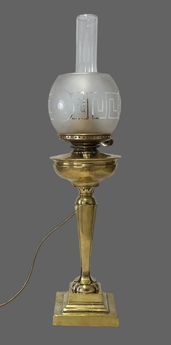 Antique oil lamp - oil, ‘ditmar’