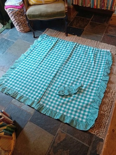 Handmade vintage green white - handmade,