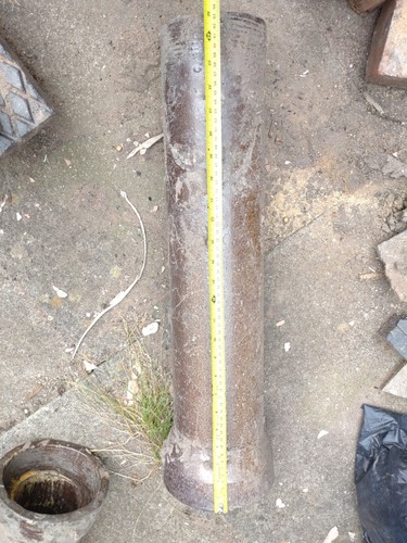 Clay drainage pipe - 6",