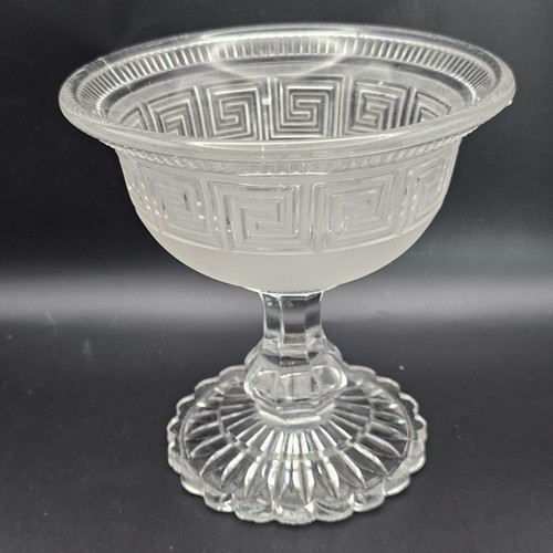 Victorian greek key glass - victorian,