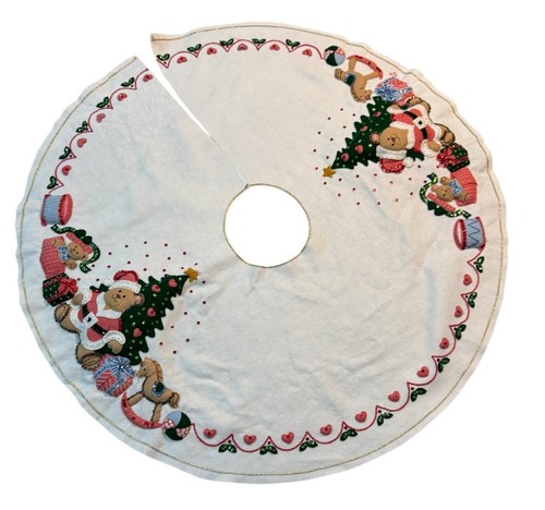 Christmas tree skirt - christmas,