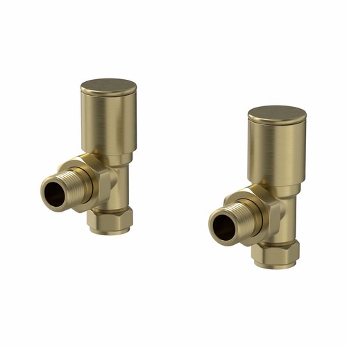 Radilux angled brushed brass - angled,