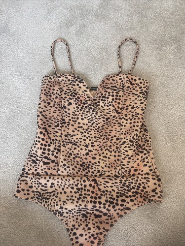 Leopard print bodysuit - leopard,