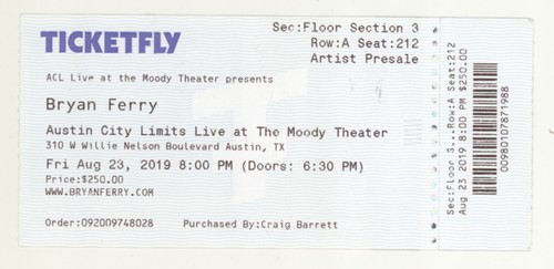 Bryan ferry austin tx - bryan,