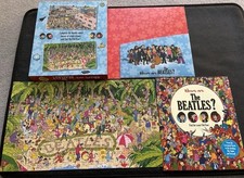 The Beatles Where Are the Beatles? Book and Double-Sided Jigsaw Puzzle