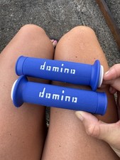 Domino Grips New Unused Blue 22mm Motorbikes Mtb Mx Handlebar