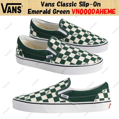 Vans classic slip emerald - slip-on,