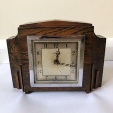 Vintage Mantle Clock Ferranti 1936 Model 131 Art Deco Electric