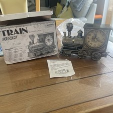 Novelty Battery Operated Train Clock Great Gift Idea For The Train Enthusiast