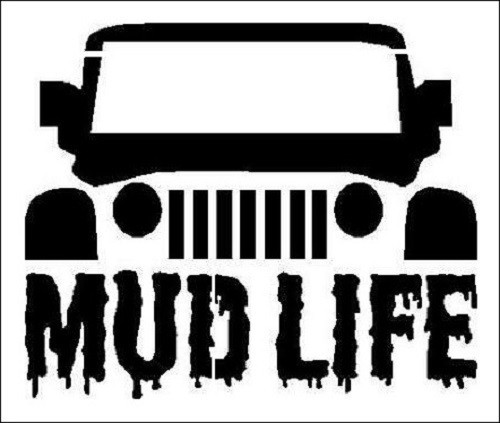 Stencil mud life for atv - life, 4x4's