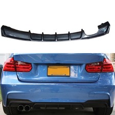 Black Rear Bumper Diffuser Lip