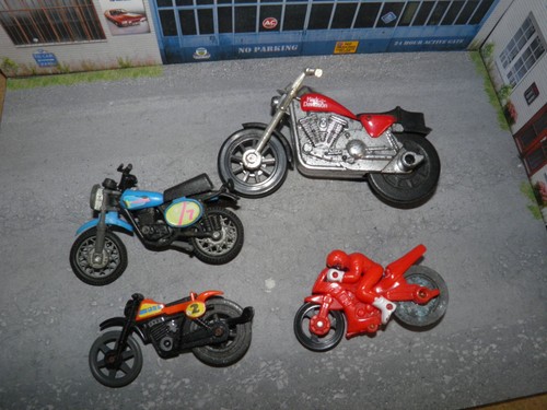 Vintage toy motorcycle - toy, bundle