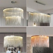 Aluminum Tassel Linear Art
