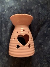 Pink Heart Ceramic Oil Burner