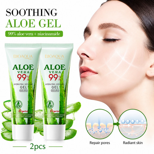2pcs aloe vera gel - 99%,