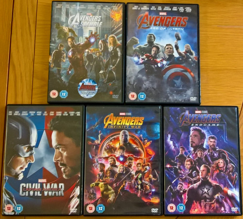 Mcu marvel avengers dvd set - mcu, 5