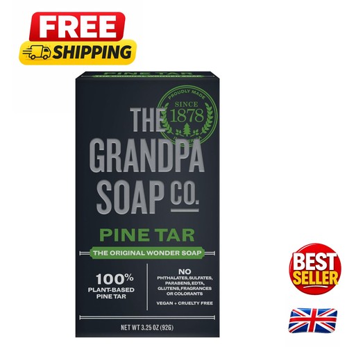 Natural pine tar soap 92g - natural,