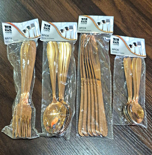 Habibi 24pc rose - rose, gold