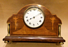 Antique 8 Day Edwardian Inlaid
