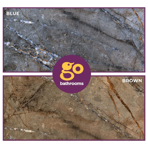 Large blue brown porcelain - large,