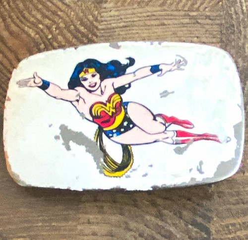 Wonder woman metal belt buckle - wonder,
