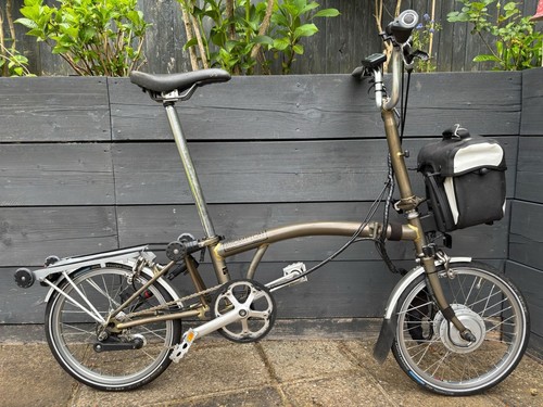 Brompton m3l folding bicycle - brompton,