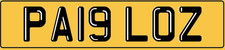 PABLO'S Cherished Registration Number Plate PABLO 2 Paballo - DVLA Fee Included