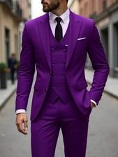 Mens 3 Piece Slim Fit Wedding