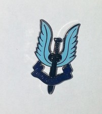 SAS ENAMEL LAPEL PIN BADGE