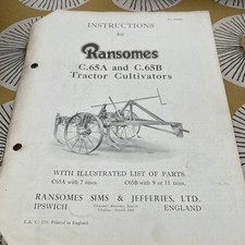 Ransomes C65A/B tractor