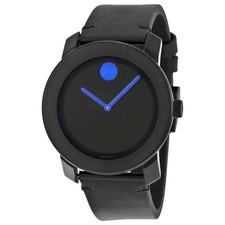 Movado Bold Quartz Black Dial