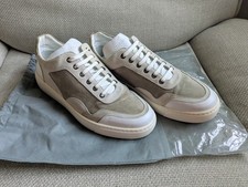 Corneliani White Nappa Leather