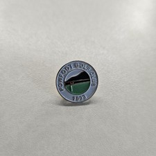 Powfoot Golf Club Golf Ball Marker Scotland Dumfriesshire Vintage Retro