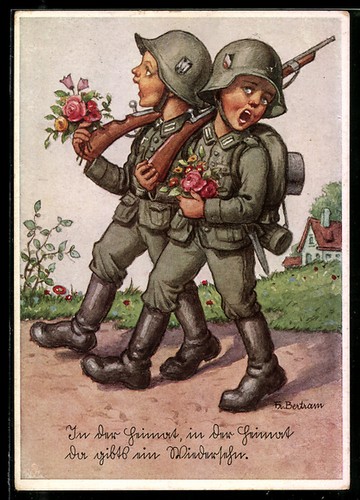 German artist postcard - german, ww
