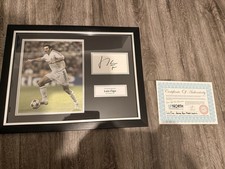 Luis Figo Signed Framed Autograph Photo Display Real Madrid Genuine with COA