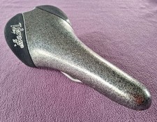 VGC Retro SGD Ventura Comp Ti  Titanium Mens MTB Saddle L.275 W.135 glitter 90s