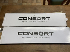 2 x Consort D Shape Round satin stainless steel Pull Bar Handle 600mm - S89