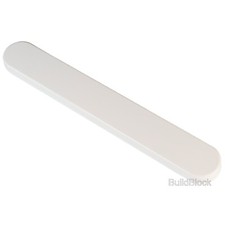 uPVC Door Handle Blank plate french doors blanking pvc Trojan Sparta white back