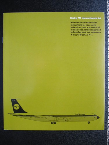 Lufthansa rare safety - safety, card