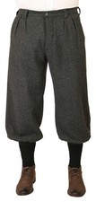 Grey herringbone tweed trouser