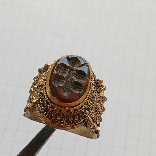 Ring bronze roman antique - ring,