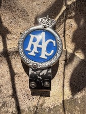Vintage RAC Car Grill Badge