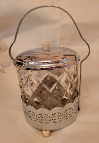 Vintage art deco - glass, chrome